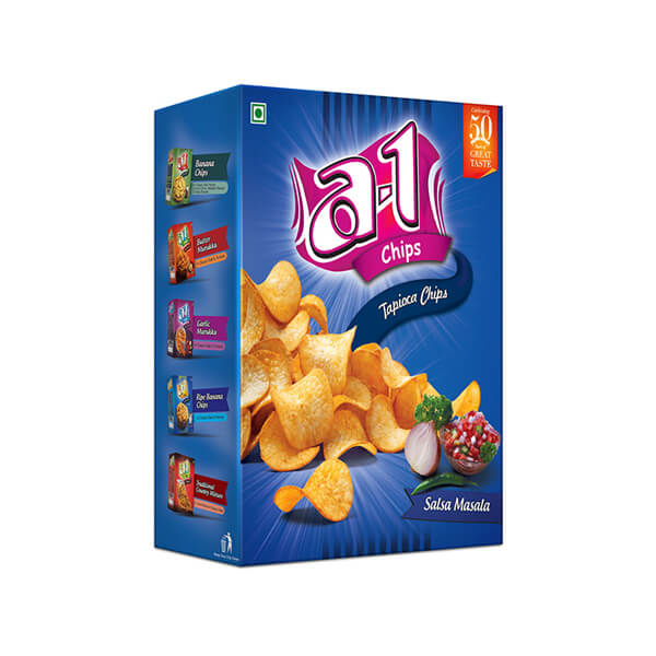 Tapioca chips salsa Masala – 160g (A1 Chips)