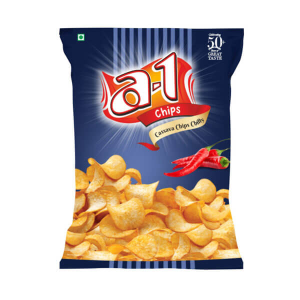 Cassava Chips Chilly (A1 Chips)